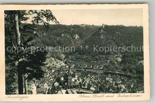 AK / Ansichtskarte Geislingen_Steige Oedenturm Geislingen_Steige