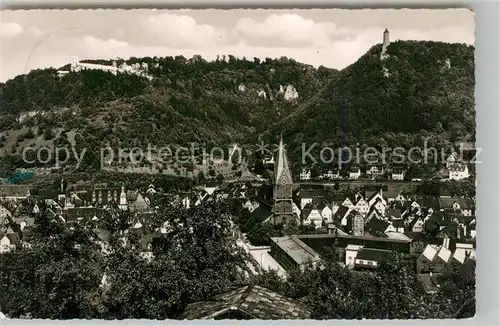 AK / Ansichtskarte Geislingen_Steige Ruine Helfenstein oedenturm  Geislingen_Steige