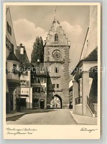 AK / Ansichtskarte ueberlingen_Bodensee Franziskaner Tor  ueberlingen Bodensee