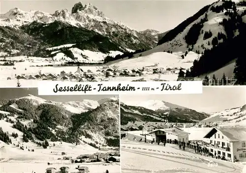 AK / Ansichtskarte Tannheim_Tirol Sessellift Tannheim Tirol