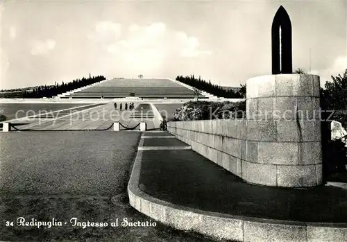 AK / Ansichtskarte Trieste Ingresso al Sactario Trieste