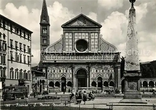 AK / Ansichtskarte Firenze_Toscana S. Maria Novella Firenze Toscana