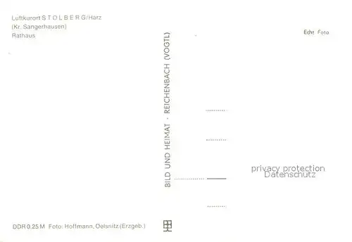 AK / Ansichtskarte Stolberg_Harz Rathaus Fachwerk Stolberg Harz