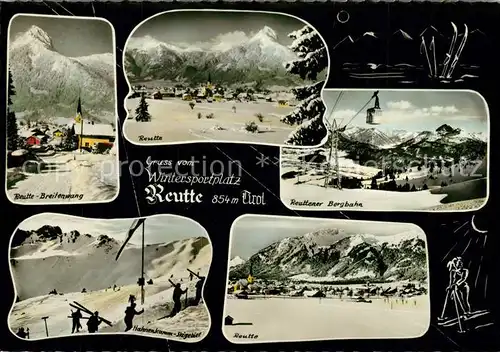 AK / Ansichtskarte Reutte_Tirol Bergbahn Hahnenkamm Skigebiet Breitenwang Reutte Tirol