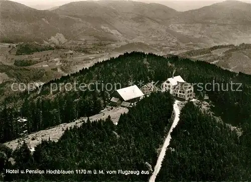 AK / Ansichtskarte Badenweiler Fliegeraufnahme Hotel Hochblauen Badenweiler