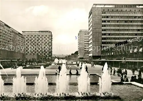 AK / Ansichtskarte Dresden Interhotels Prager Strasse Dresden