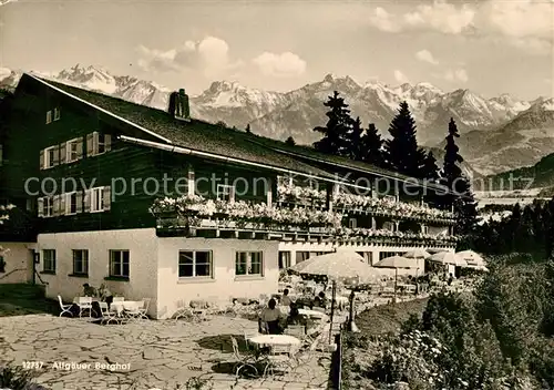 AK / Ansichtskarte Sonthofen_Oberallgaeu Allgaeuer Berghof Sonthofen Oberallgaeu