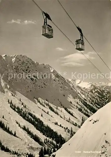 AK / Ansichtskarte Oberstdorf Nebelhorn Luftseilbahn Oberstdorf
