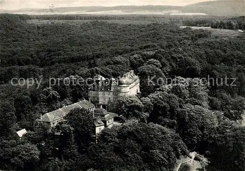 AK / Ansichtskarte Brakel_Westfalen Fliegeraufnahme Hinnenburg Brakel_Westfalen