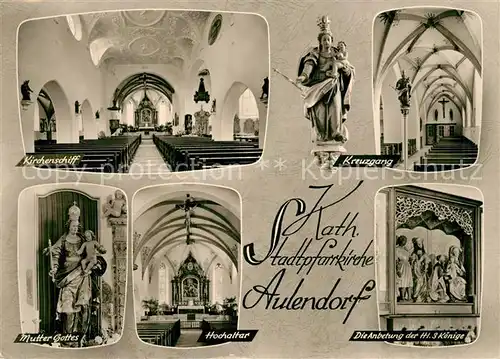 AK / Ansichtskarte Aulendorf Katholische Stadtpfarrkirche Aulendorf
