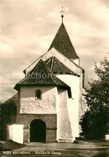 AK / Ansichtskarte Reichenau_Bodensee Basilika St. Georg Reichenau Bodensee