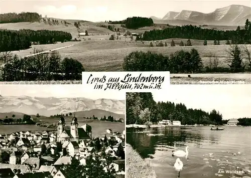 AK / Ansichtskarte Lindenberg_Allgaeu Deutsche Alpenstrasse Waldsee  Lindenberg Allgaeu