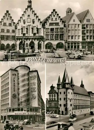 AK / Ansichtskarte Frankfurt_Main Roemer Juniorhaus Saalhof Frankfurt Main