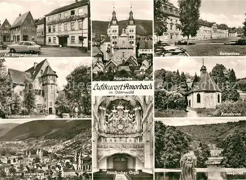 AK / Ansichtskarte Amorbach_Miltenberg Abteikirche Amorsbrunn Koventbau 