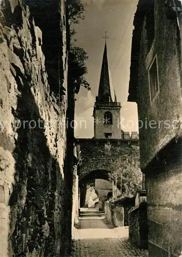 AK / Ansichtskarte Bruttig_Mosel Gasse  Bruttig Mosel
