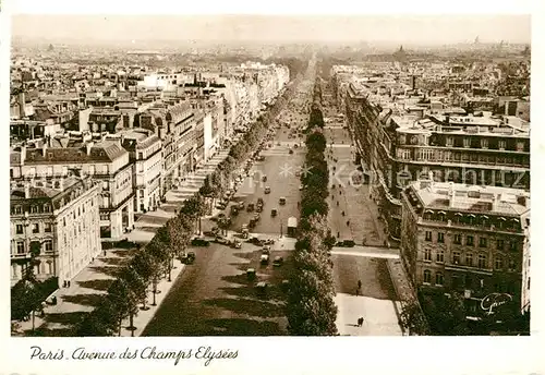 AK / Ansichtskarte Paris Avenue des Champs Elysees Paris