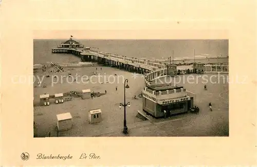 AK / Ansichtskarte Blankenberghe Le Pier Blankenberghe