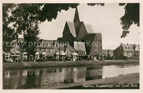 AK / Ansichtskarte Haarlem Kloppersingel met Geref Kerk Haarlem