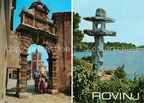 AK / Ansichtskarte Rovinj_Istrien Porta Balbi  Rovinj_Istrien
