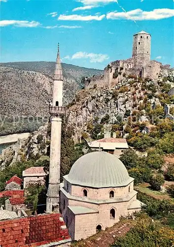 AK / Ansichtskarte Pocitelj Festung Moschee Pocitelj