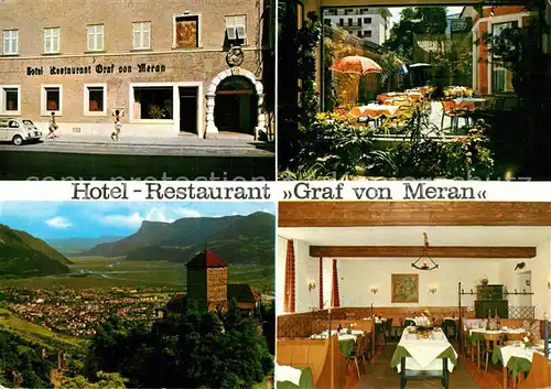 AK / Ansichtskarte Meran_Merano Hotel Restaurant Graf von Meran Meran Merano