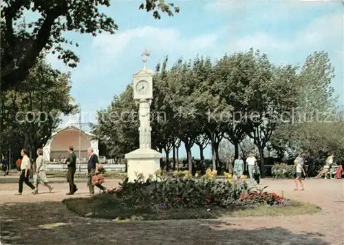 AK / Ansichtskarte Ahlbeck_Ostseebad Kurpark Musikpavillon Ahlbeck_Ostseebad
