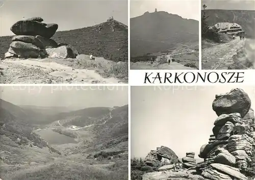 AK / Ansichtskarte Karkonosze Maly Staw PttK Konskie Lbyrinth Karkonosze