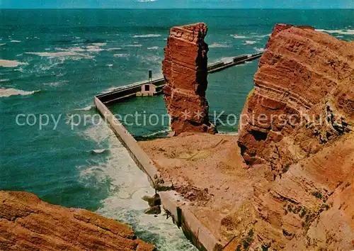 AK / Ansichtskarte Helgoland Nordspitze mit Lange Anna Helgoland