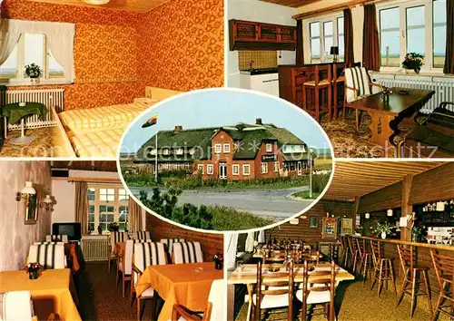 AK / Ansichtskarte Rantum_Sylt Soel Ring Hues Pension Ferienwohnungen Gaststaette Rantum Sylt