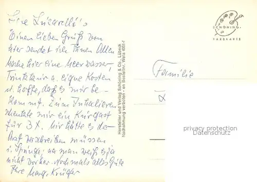 AK / Ansichtskarte Wenningstedt_Sylt Landkarte Hauptstrasse Strand Promenade Fliegeraufnahme Wenningstedt_Sylt