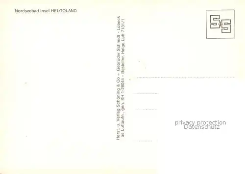 AK / Ansichtskarte Helgoland Fliegeraufnahme Helgoland