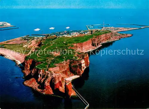 AK / Ansichtskarte Helgoland Nordseeheilbad Fliegeraufnahme Helgoland