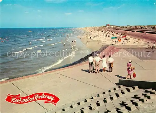 AK / Ansichtskarte Norderney_Nordseebad Strandansicht am Januskopf Norderney_Nordseebad