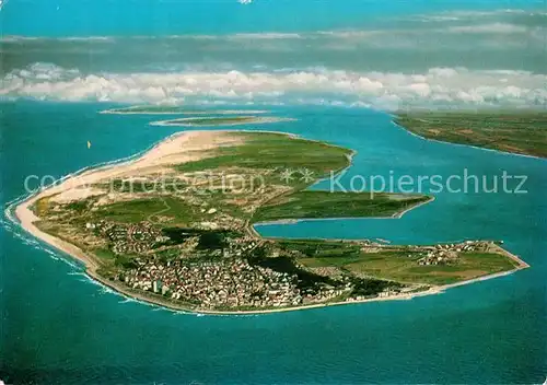 AK / Ansichtskarte Norderney_Nordseebad Luftbild aus 1000 m Flughoehe Norderney_Nordseebad