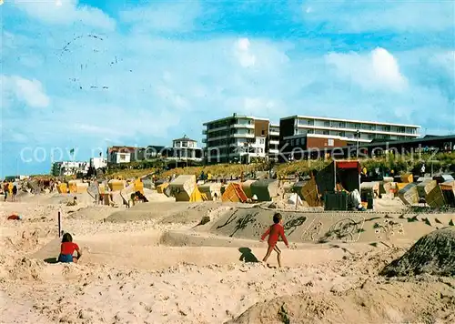 AK / Ansichtskarte Wangerooge_Nordseebad Strand Hotels Wangerooge_Nordseebad