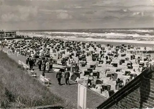 AK / Ansichtskarte Wangerooge_Nordseebad Burgenstrand Wangerooge_Nordseebad