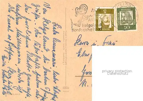 AK / Ansichtskarte Helgoland Nordspitze Lange Anna Steilkueste Badeduene Leuchtturm Helgoland