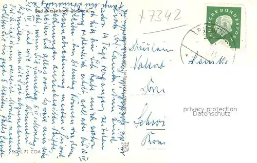 AK / Ansichtskarte Bad_Ditzenbach  Bad_Ditzenbach