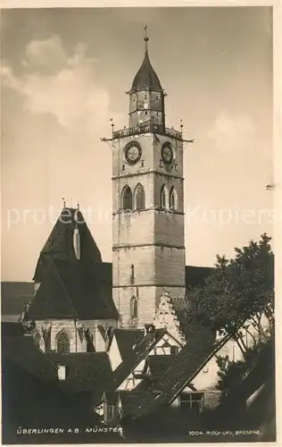 AK / Ansichtskarte ueberlingen_Bodensee Stadtpfarrkirche St. Nikolaus ueberlingen Bodensee
