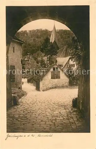 AK / Ansichtskarte Geislingen_Steige Rosendohl  Geislingen_Steige
