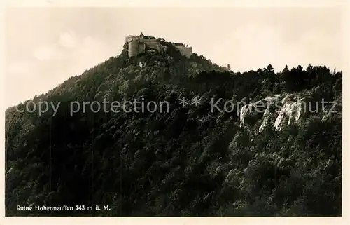 AK / Ansichtskarte Neuffen Ruine Hohenneuffen Neuffen