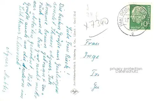 AK / Ansichtskarte Geislingen_Steige Hauptstrasse Alter Zoll Ruine Helfenstein Geislingen_Steige