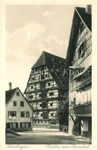 AK / Ansichtskarte Geislingen_Steige Bauhof  Geislingen_Steige