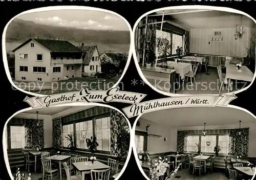 AK / Ansichtskarte Muehlhausen_Taele Gasthof Zum Eseleck Muehlhausen_Taele