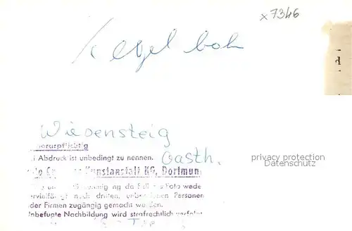 AK / Ansichtskarte Wiesensteig Gasthaus Baeren Bowlingbahn  Wiesensteig