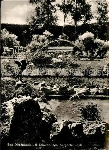 AK / Ansichtskarte Bad_Ditzenbach Kurgarten  Bad_Ditzenbach