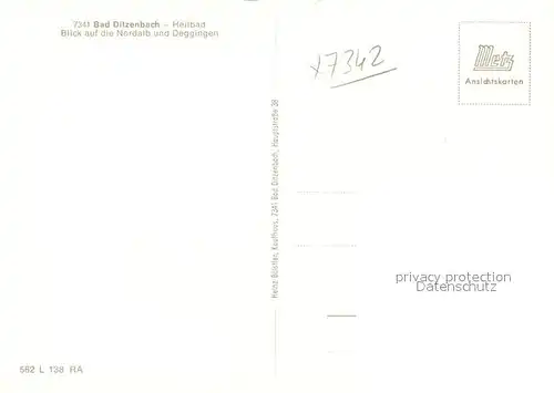 AK / Ansichtskarte Bad_Ditzenbach Nordalb Deggingen Bad_Ditzenbach