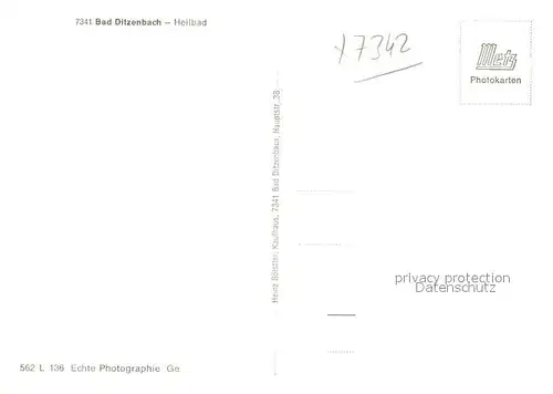 AK / Ansichtskarte Bad_Ditzenbach Kurhaus Bad_Ditzenbach