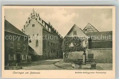 AK / Ansichtskarte ueberlingen_Bodensee Reichlin Meldegg scher Patrizierhof  ueberlingen Bodensee