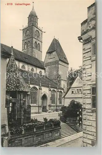 AK / Ansichtskarte ueberlingen_Bodensee Stadtpfarrkirche St. Nikolaus ueberlingen Bodensee